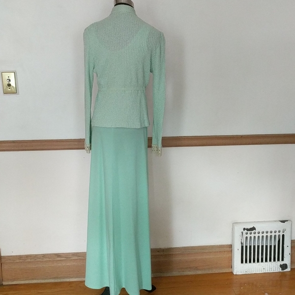 Fabulous Vintage 60s Evening Dress size 8 - Picture 3 of 14